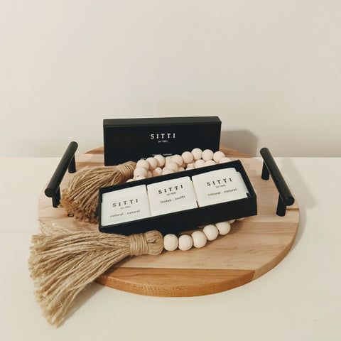 SITTI soap gift set - 3 soaps & beaded garland