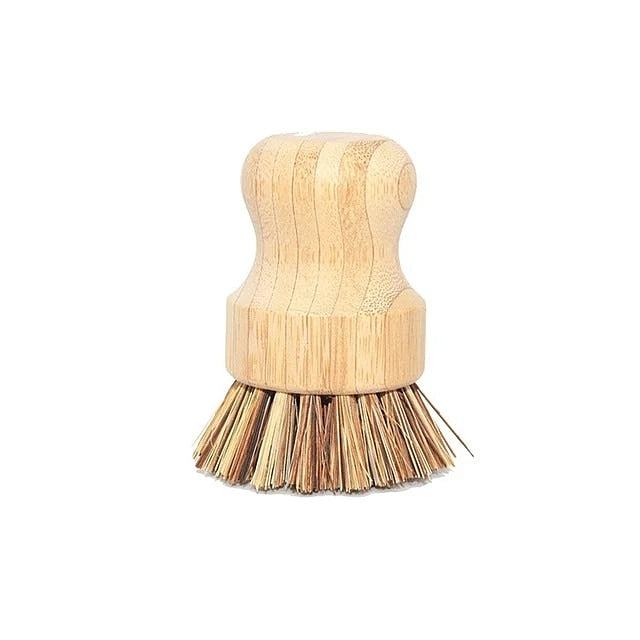 wooden pot scrubber