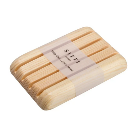 SITTI Pine Wooden Soap Dish