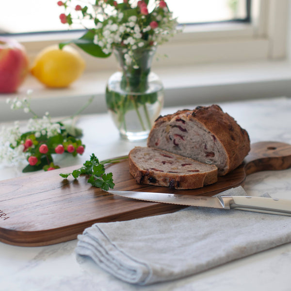 Teak bread board